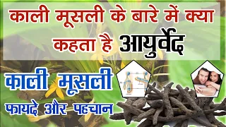 काली मूसली के फायदे, इस्तेमाल का तरीका और आयुर्वेदिक सन्दर्भ / Kali Musli Black Musli Benefits & Use