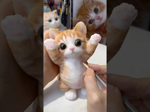 The process of making a cutie little orange kitten. #cat #catadoption #furkids #trupanion #petmate
