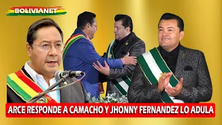 ARCE RESPONDE A CAMACHO Y JHONNY FERNANDEZ LO ADULA EN SANTA CRUZ