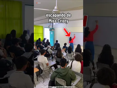 The students of the whole class fled 🤯 ~ Wait For End 🤚🏻