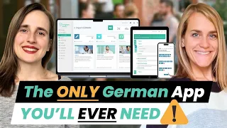 Go from A1 to B2 with our App! - Learn German in 2025 with Jenny & Jacqueline