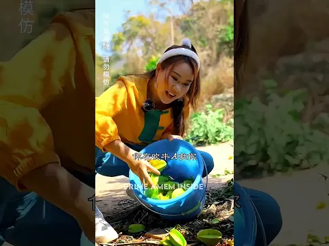 Mina & Raju Are Picking Star Fruits 😋🍈 #luckygameplay