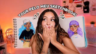 TOUR PELO MEU SKETCHBOOK DE 2021