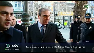 İcra başçısı polis rəisi ilə küçə ticarətinə qarşı