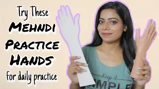 Mehndi Design Practice Hands | mehndi classes | spark shine mehndi tips
