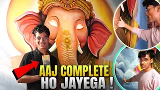 Painting me sab kuch badal diya 🧐 Ganesh ji painting || DAY 6,7 