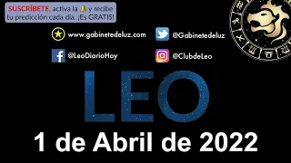 Horóscopo Diario - Leo - 1 de Abril de 2022.
