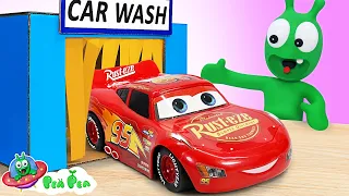 Pea Pea Opens the Best Car Wash in Town! - Video for kids