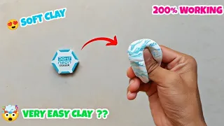 ⚠️🤯 HOMEMADE CLAY😱DOMS ERASER CLAY IN 2 MINUTES🥳 DIY SOFT CLAY #diy #art #clay #slime #clayart #kids