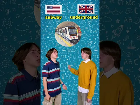 American vs UK English 🇺🇸🇬🇧 | Common Everyday Words Difference for Kids and Beginners2
