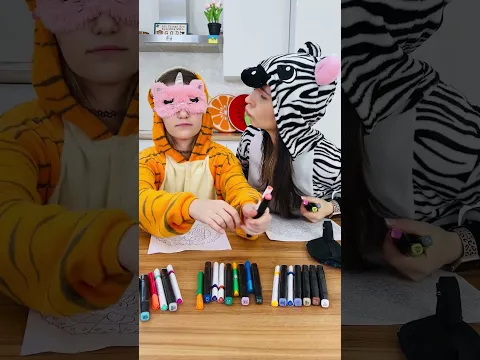 3 Marker Challenge#challenge #funny #prank #familychallenge
