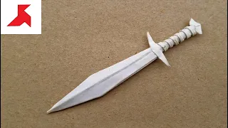 DIY - How to make a "Sting" the Sword of Frodo (Lord Of The Rings) from A4 paper