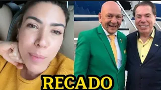 Patricia Abravanel Manda Recado a Luciano Hang Apos Emprestar Avião a Silvio Santos