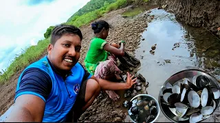 खाडीत जाऊन मोठे शिपे काढले 😍| घरी येऊन बनवला शिपल्यांचा रस्सा - Ambavali, Mandangad (Konkan)