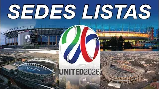 EN ESTOS ESTADIOS SE JUGARÁ EL MUNDIAL DE 2026 (MÉXICO, EEUU Y CANADÁ)