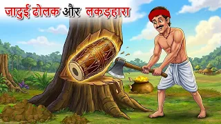 जादुई ढोलक और लकड़हारा | Jadui Dholak Aur Lakadhara | hindi stories | Hindi kahaniya