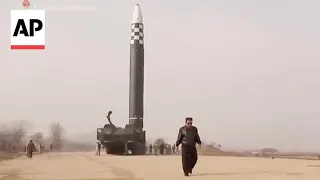 North Korea TV broadcasts Kim Jong Un at missile test with dramatic editing