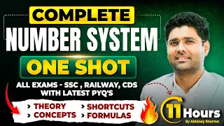 Complete Number System with all Concepts, Tricks & Formulas | One shot | By Abhinay Sharma