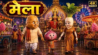 नवरात्रि के मेले में प्याज हो गया गायब 😱🥔🧅 | फिर जो हुआ देखकर दिल भर आएगा | Hindi Story