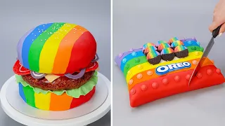 Top Yummy 3D Fondant Cake Decorating Tutorial | Best Colorful Cake You Should Try