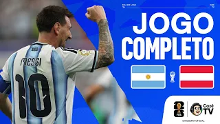 JOGO COMPLETO: ARGENTINA X ÁUSTRIA | COPA DO MUNDO FIFA™ 2026 | 2ª RODADA | FASE DE GRUPOS