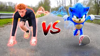 I RACED SONIC THE HEDGEHOG IN REAL LIFE! *Who Won?*