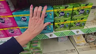 Dollar Tree Soap Shelf Organization | May 2025 (Soft Spoken)