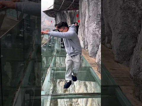 Glass Bridge of China | Japan's most dangerous game #ytshorts #shorts