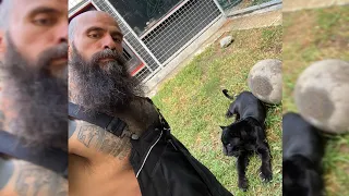 Babo Cartel de Santa ¡acariciando a su mascota!😏🍆