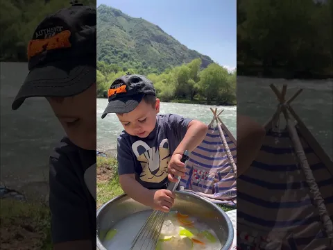 YOSH SHEFDAN 😅🥰 #food #ovqatlar #foodkids #chefabuzar