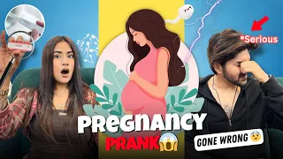 I am “pregnant” 😨 | alfesh’s reaction  | prank went wrong