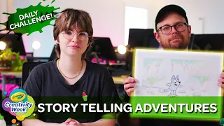 Storytelling Adventures: Creative Challenge | Crayola Creativity Week | Day 7