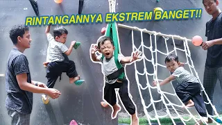 NINJA WARIOR DI RUMAH, BANG SHAQUILLE HAMPIR NYEBUR KOLAM | AZMANNIS