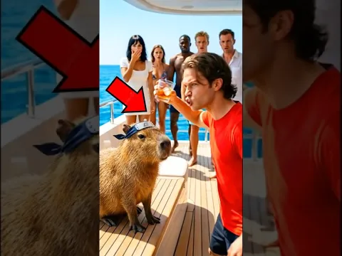 Cappy arruinou a festa, mas ela tinha motivo... Capi #capivara #comédia