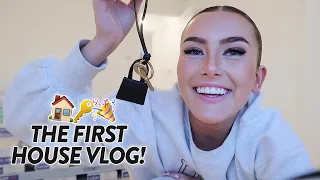 I BOUGHT A HOUSE!! picking up my keys & empty house tour EEK! | Hannah Renée