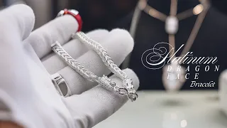 How a Platinum Cuban Chain Bracelet Is Made 💪✨ | Pure Luxury & Precision