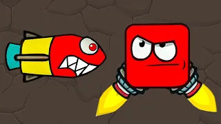 Несносный КРАСНЫЙ ШАР. Затерянный остров. Серия 9. Мини игры. МУЛЬТИК Red Ball на Игрули TV