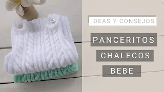 Idea para tejer pancerito - chaleco bebe 💡 Ideas y Consejos de Lucila
