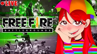 🔴 AO VIVO 🔴JOGANDO FREE FIRE EM LIVE PELA PRIMEIRA VEZ!!