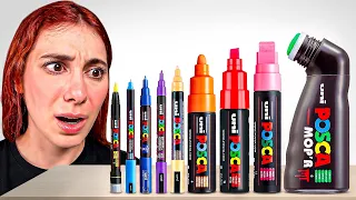 TODOS LOS POSCA QUE EXISTEN en UNA sola PINTURA