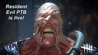 Dead By Daylight live stream| Resident Evil PTB is live!