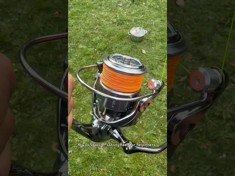 🎣 How to Spool a Fishing Reel for Beginners #fishing #fishinglife #diy #angler