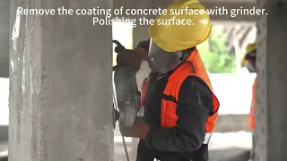 Retrofitting process of columns using Carbon Fiber composite materials