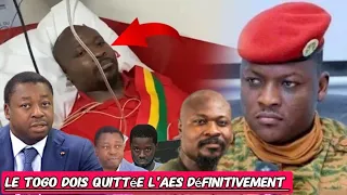 F!ni pour Guy Sagna, Ibrahim Traoré n'es pas D'accord le Togo quitte l'aes