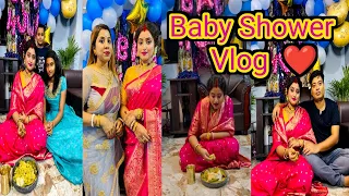 Baby Shower Vlog 🥰 Bengali Saadh 🎉