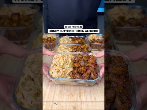 MOST DELICIOUS Honey Butter Chicken Alfredo🍗🍯🧀 ONLY 630 CALS | Best Meal Preps of 2025 Part 1