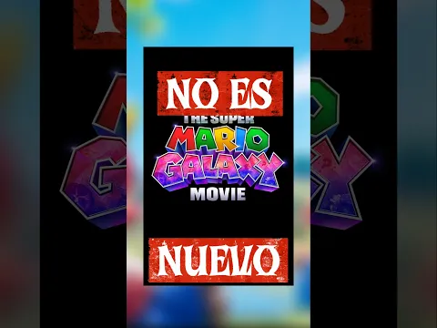 MARIO GALAXY la película NO ES NUEVO 🤯 #curiosidadesvideojuegos #mario #nintendo #shorts