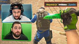 FALLEN REAGE AO NEYMAR JR JOGANDO CS (ele é melhor do que eu pensava...)