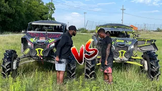 RACED LIFE WITH COREY CAN AM X3 AT ABANDONED RACE TRACK