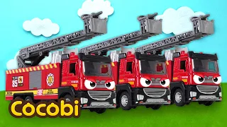 Kantor Pemadam Kebakaran Kebakaran!🚒🔥 | Mobil Mainan Anak | Cocobi